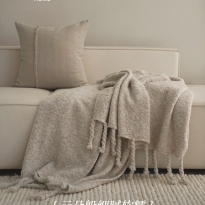 卜凸家居四季通用沙发毯子母婴纯色羊毛毯盖毯客厅午睡柔软羊绒毯