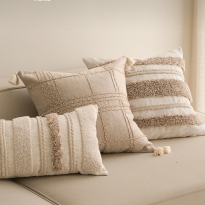 家居侘寂风抱枕客厅沙发抱枕套靠枕靠垫民宿样板间卧室