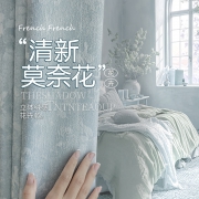 法式窗帘全遮光雪尼尔卧室轻奢现代简约客厅飘窗高级感2025新款布