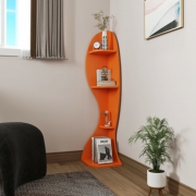 创意海草转角柜置物架客厅三角边柜卧室墙角柜收纳柜靠墙拐角柜