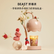 野兽派铃兰蜡烛融蜡灯香薰灯香氛烛台新婚生日